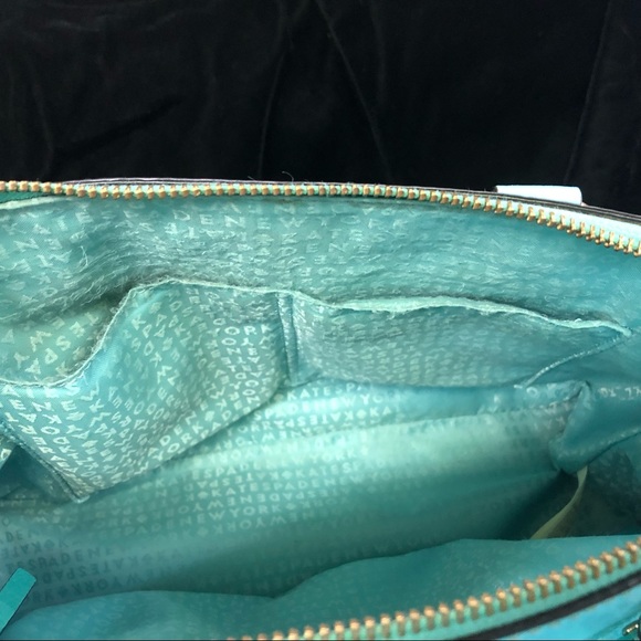Kate Spade New York teal color shoulder purse - Picture 7 of 7